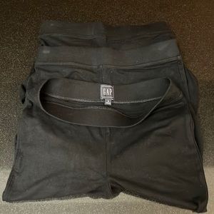 (3) Pair of GAP Mid Rise Black Leggings
